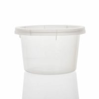 Majestic 4oz Clear Plastic Containers & Lids